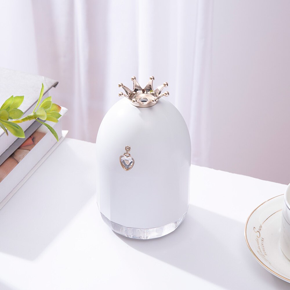 Crown Humidifier with 7-Color LED Night Light