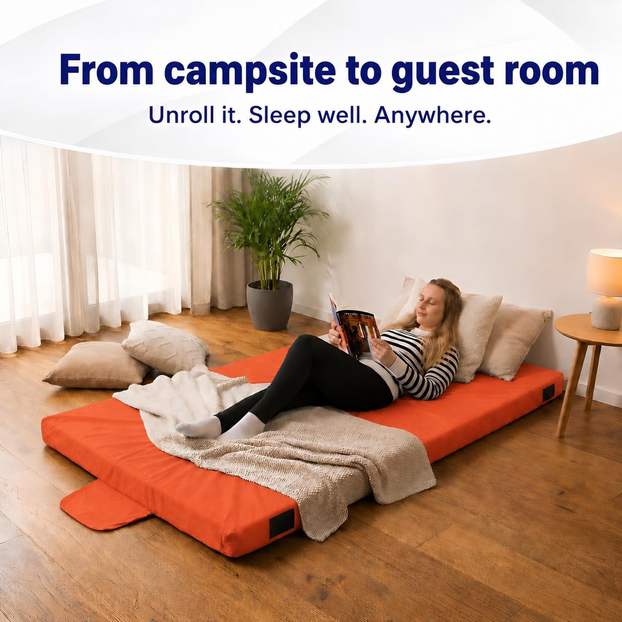 Hazli Memory Foam Camping Mattress – Twin XL