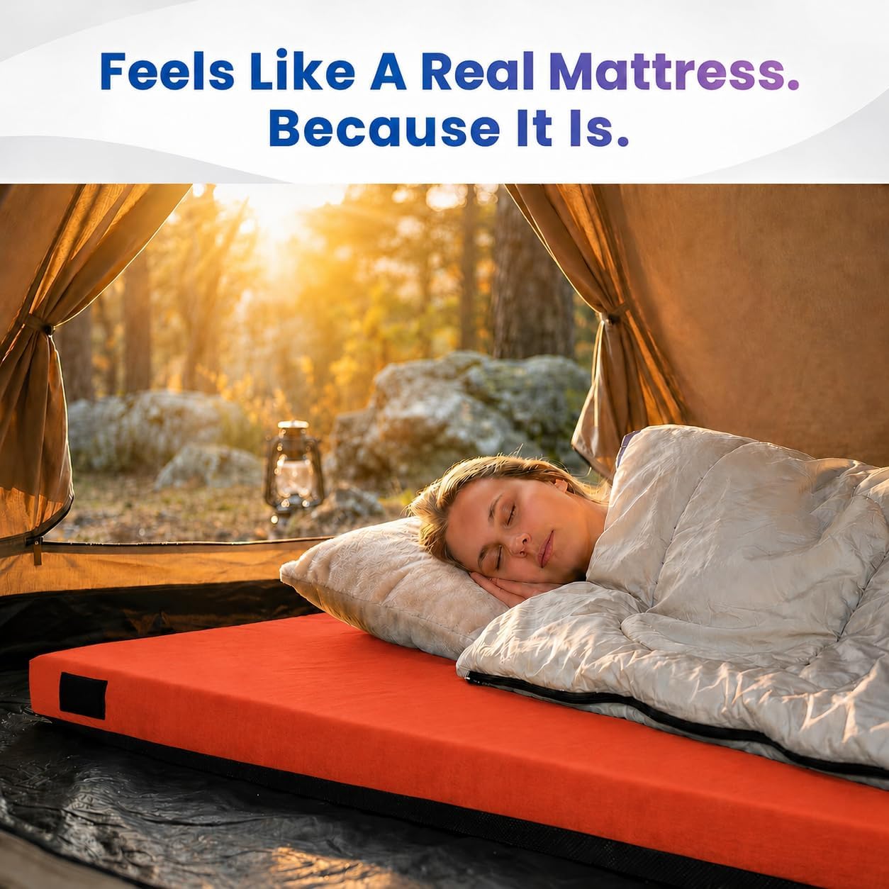 Hazli Memory Foam Camping Mattress – Twin XL