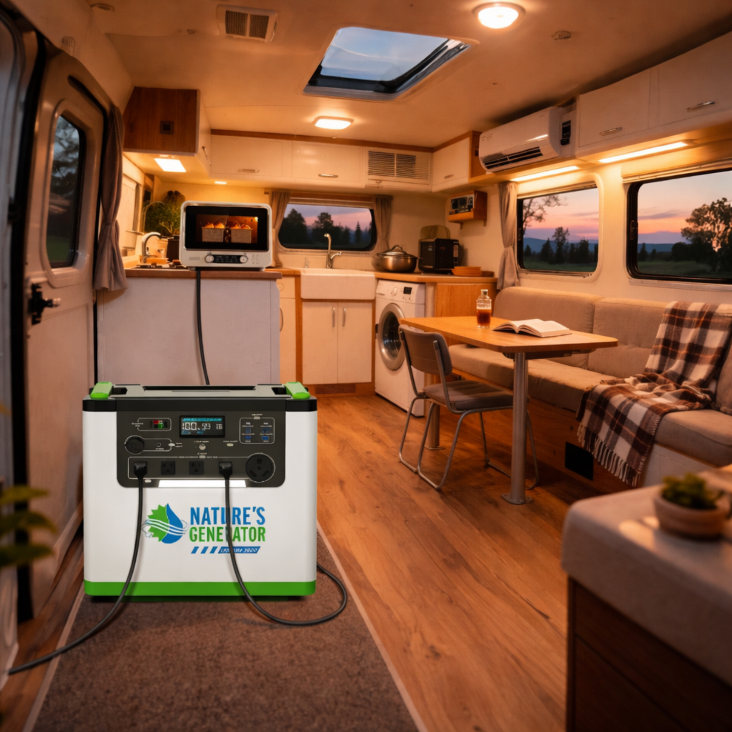 Nature's Generator Lithium 3600 Solar and Wind Generator