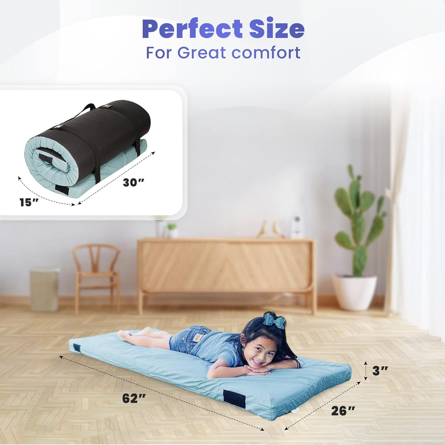 Hazli Memory Foam Camping Mattress – Twin XL